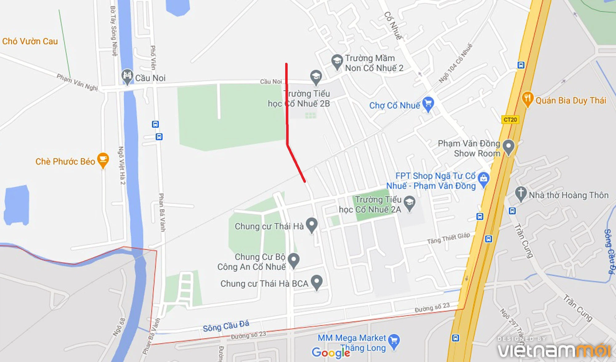 Ba đường sẽ mở theo qui hoạch ở phường Cổ Nhuế 2, Bắc Từ Liêm, Hà Nội (phần 2) - Ảnh 2. Ba đường sẽ mở theo qui hoạch ở phường Cổ Nhuế 2, Bắc Từ Liêm, Hà Nội (phần 2) - Ảnh 2.