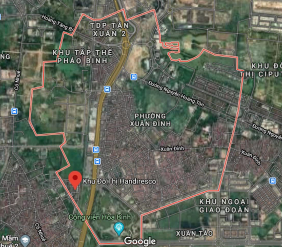 Bản đồ quy hoạch giao thông phường Xuân Đỉnh, Bắc Từ Liêm, Hà Nội - Ảnh 1.