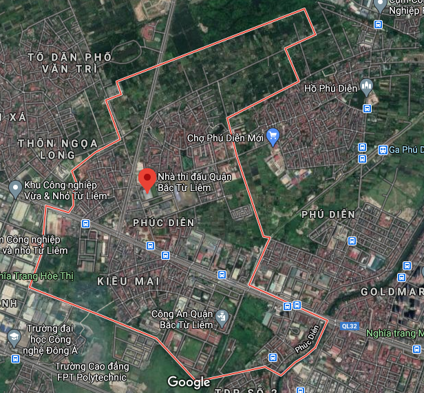 Bản đồ quy hoạch sử dụng đất phường Phúc Diễn, Bắc Từ Liêm, Hà Nội - Ảnh 1.