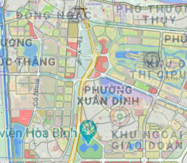 Bản đồ quy hoạch sử dụng đất phường Xuân Đỉnh, Bắc Từ Liêm, Hà Nội - Ảnh 2.