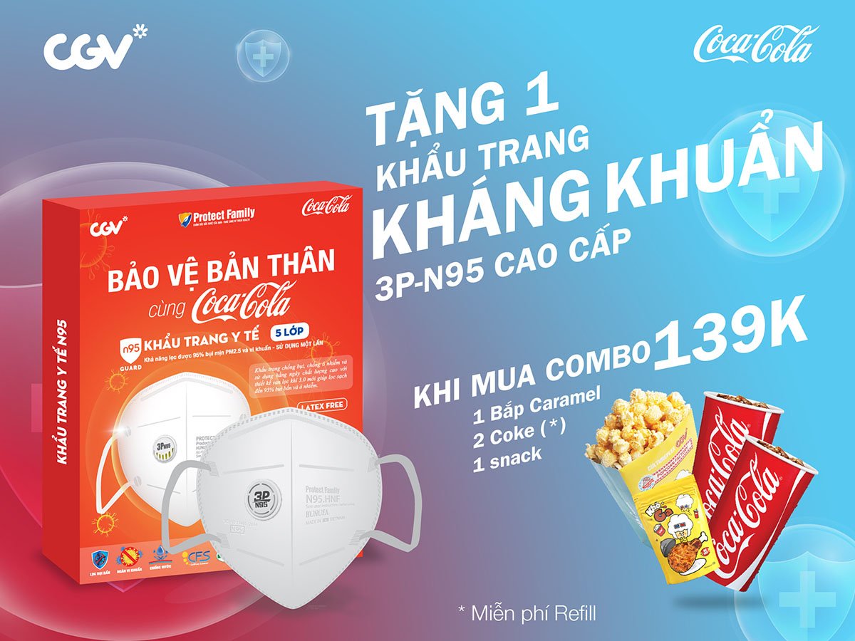 CGV khuyến mãi tháng 4: Vé xem phim giá 19.000 đồng, mua combo bắp nước tặng khẩu trang - Ảnh 3. CGV khuyến mãi tháng 4: Vé xem phim giá 19.000 đồng, mua combo bắp nước tặng khẩu trang - Ảnh 3.