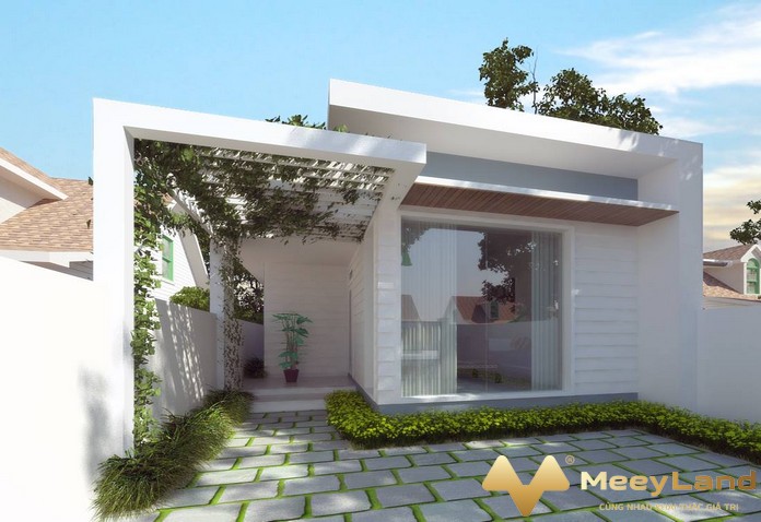 Tham khảo một số mẫu nhà cấp 4 chữ L mái bằng hiện đại và tiện nghi - Ảnh 2.