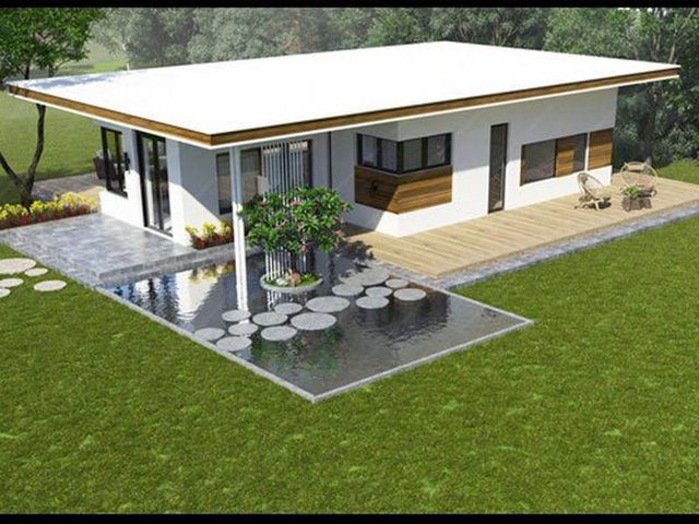 Tham khảo một số mẫu nhà cấp 4 chữ L mái bằng hiện đại và tiện nghi - Ảnh 8.