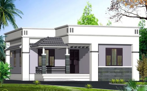 Tham khảo một số mẫu nhà cấp 4 chữ L mái bằng hiện đại và tiện nghi - Ảnh 4.