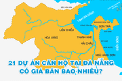 [Infographic] Giá bán 21 dự án căn hộ tại Đà Nẵng