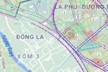 Bản đồ quy hoạch sử dụng đất xã Đông La, Hoài Đức, Hà Nội thời kỳ 2021 - 2030