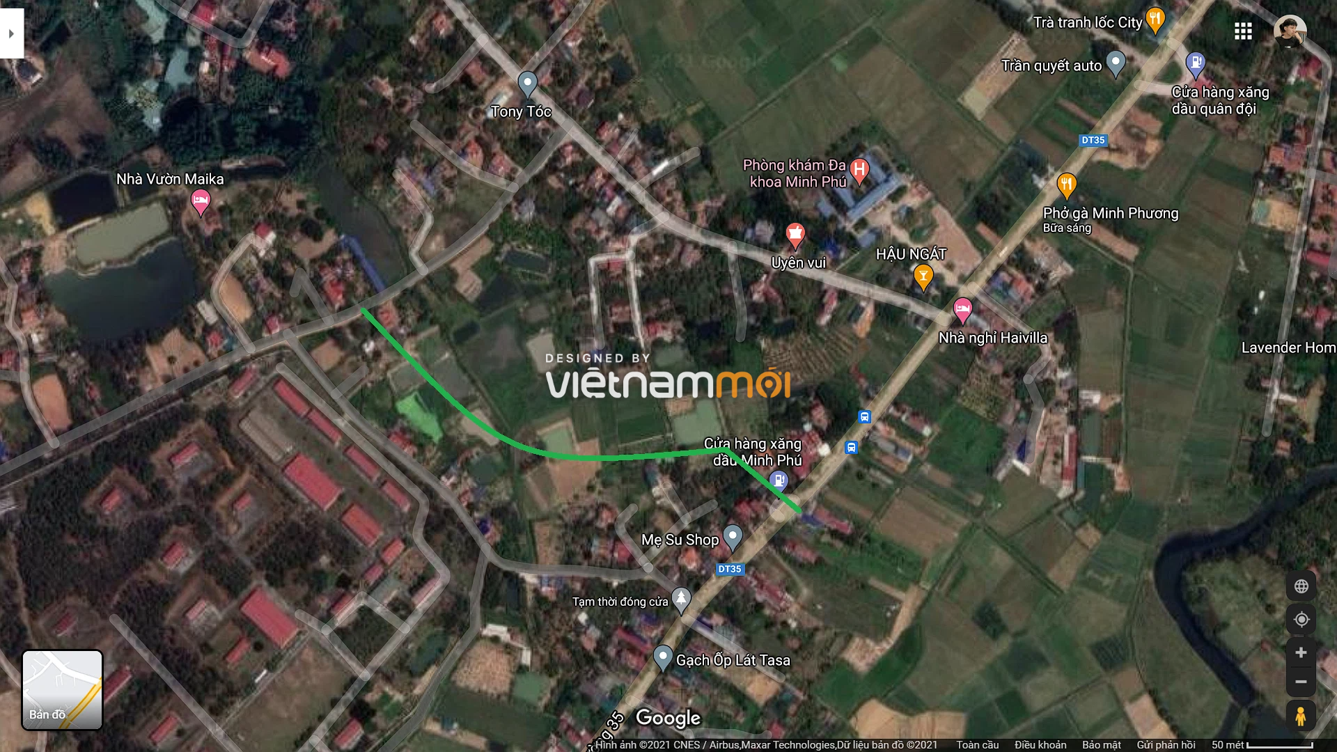 Đường sẽ mở ở xã Minh Phú, Sóc Sơn, Hà Nội - Ảnh 2. Đường sẽ mở ở xã Minh Phú, Sóc Sơn, Hà Nội - Ảnh 2.