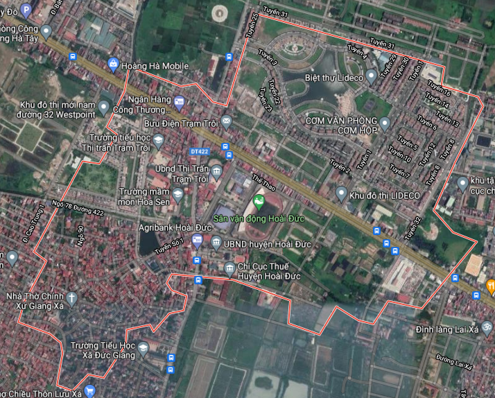 Bản đồ quy hoạch sử dụng đất thị trấn Trạm Trôi, Hoài Đức, Hà Nội - Ảnh 1. Bản đồ quy hoạch sử dụng đất thị trấn Trạm Trôi, Hoài Đức, Hà Nội - Ảnh 1.