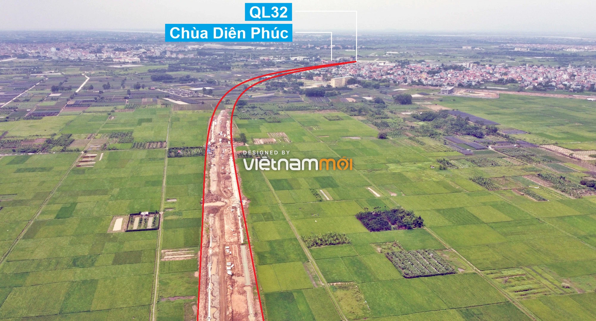 Toàn cảnh đường Liên khu vực 1 từ Đức Thượng đến Song Phương đang mở theo quy hoạch ở Hà Nội - Ảnh 6.