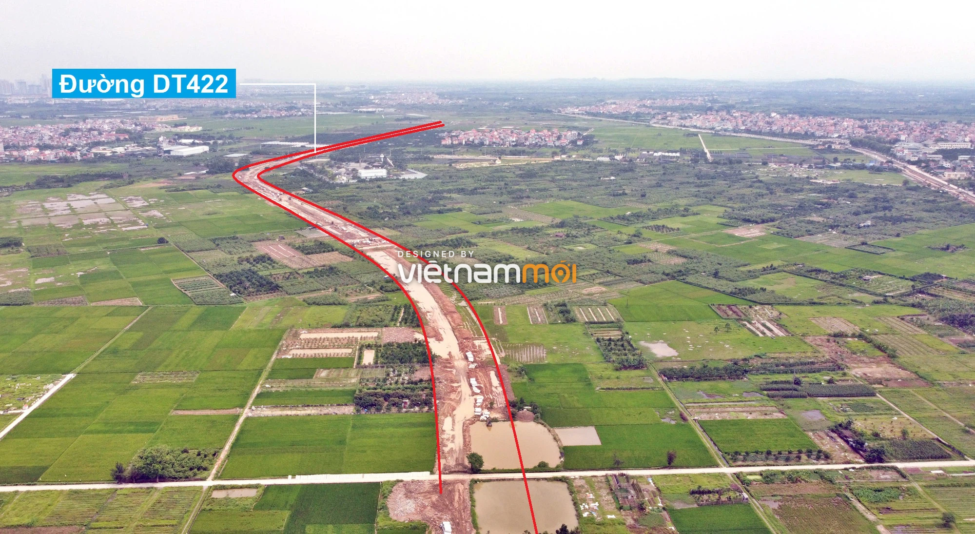 Toàn cảnh đường Liên khu vực 1 từ Đức Thượng đến Song Phương đang mở theo quy hoạch ở Hà Nội - Ảnh 7.