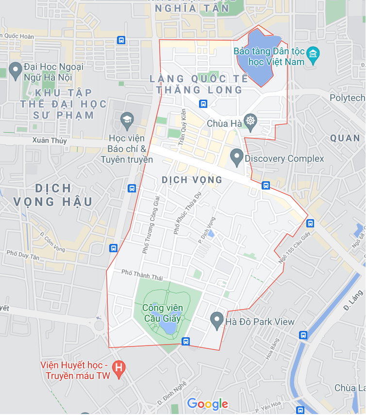 Những khu đất dính quy hoạch ở phường Dịch Vọng, Cầu Giấy, Hà Nội - Ảnh 1.