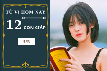 Tử vi hàng ngày hôm nay 3/5 của 12 con giáp: Tuổi Dần tài lộc vượng phát, Ngọ thuận lợi trong việc kinh doanh