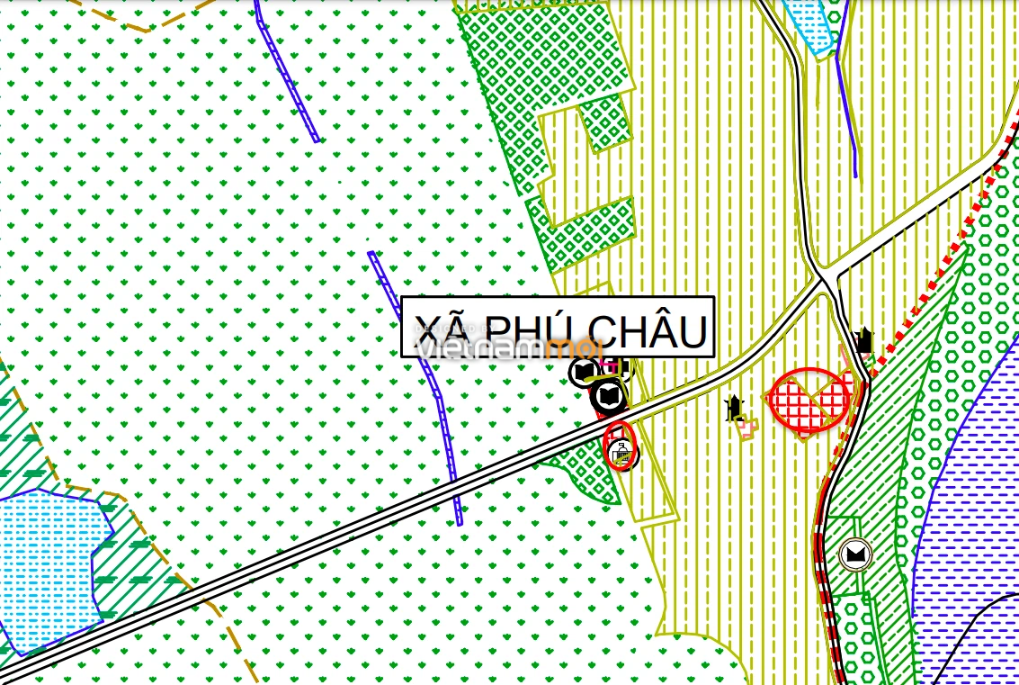 Đất dính quy hoạch ở xã Phú Châu, Ba Vì, Hà Nội - Ảnh 1.