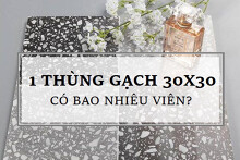 1 thùng gạch 30x30 có bao nhiêu viên? Cập nhật giá 1 thùng gạch lát nền 30x30 mới nhất