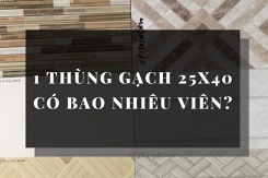 1 thùng gạch 25x40 có bao nhiêu viên? Tham khảo giá gạch ốp tường 25x40 trên thị trường