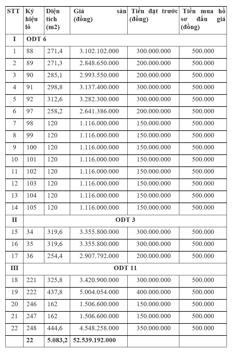 Quảng Trị đấu giá 22 lô đất ở thuộc dự án khu vực bắc sông Hiếu, khởi điểm từ 1,116 tỷ đồng/lô - Ảnh 1.