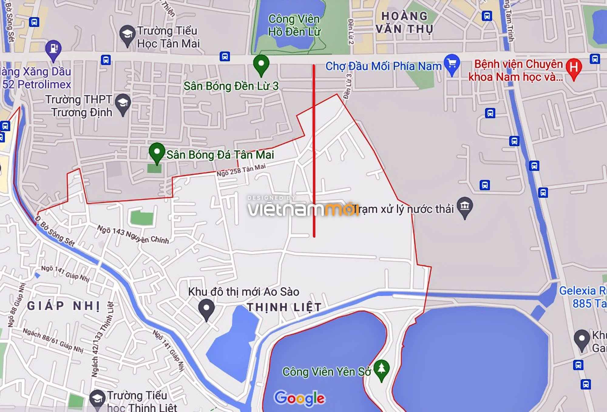 Đường sẽ mở theo quy hoạch ở phường Thịnh Liệt, Hoàng Mai, Hà Nội (phần 3) - Ảnh 1. Đường sẽ mở theo quy hoạch ở phường Thịnh Liệt, Hoàng Mai, Hà Nội (phần 3) - Ảnh 1.