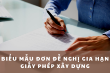 Tham khảo biểu mẫu đơn đề nghị gia hạn giấy phép xây dựng mới nhất 2021