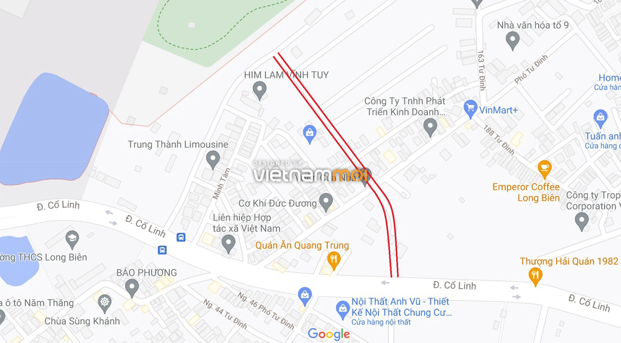 Đường sẽ mở theo quy hoạch ở phường Long Biên, Long Biên, Hà Nội (phần 2) - Ảnh 1. Đường sẽ mở theo quy hoạch ở phường Long Biên, Long Biên, Hà Nội (phần 2) - Ảnh 1.