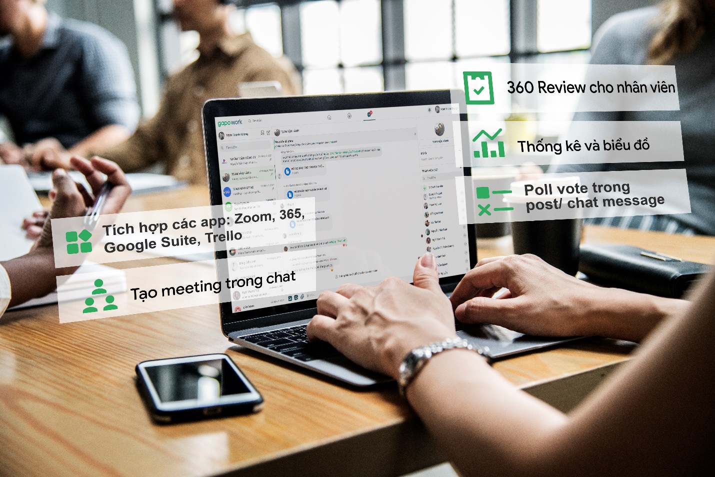 Nền tảng GapoWork xuất hiện đúng thời điểm doanh nghiệp cần làm việc từ xa - Ảnh 3. Nền tảng GapoWork xuất hiện đúng thời điểm doanh nghiệp cần làm việc từ xa - Ảnh 3.