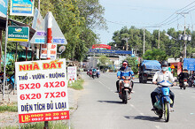 Giá đất nông nghiệp nhiều nơi tại Đồng Nai tăng tính bằng lần