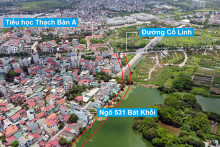 Đường sẽ mở theo quy hoạch ở phường Thạch Bàn, Long Biên, Hà Nội (phần 3)