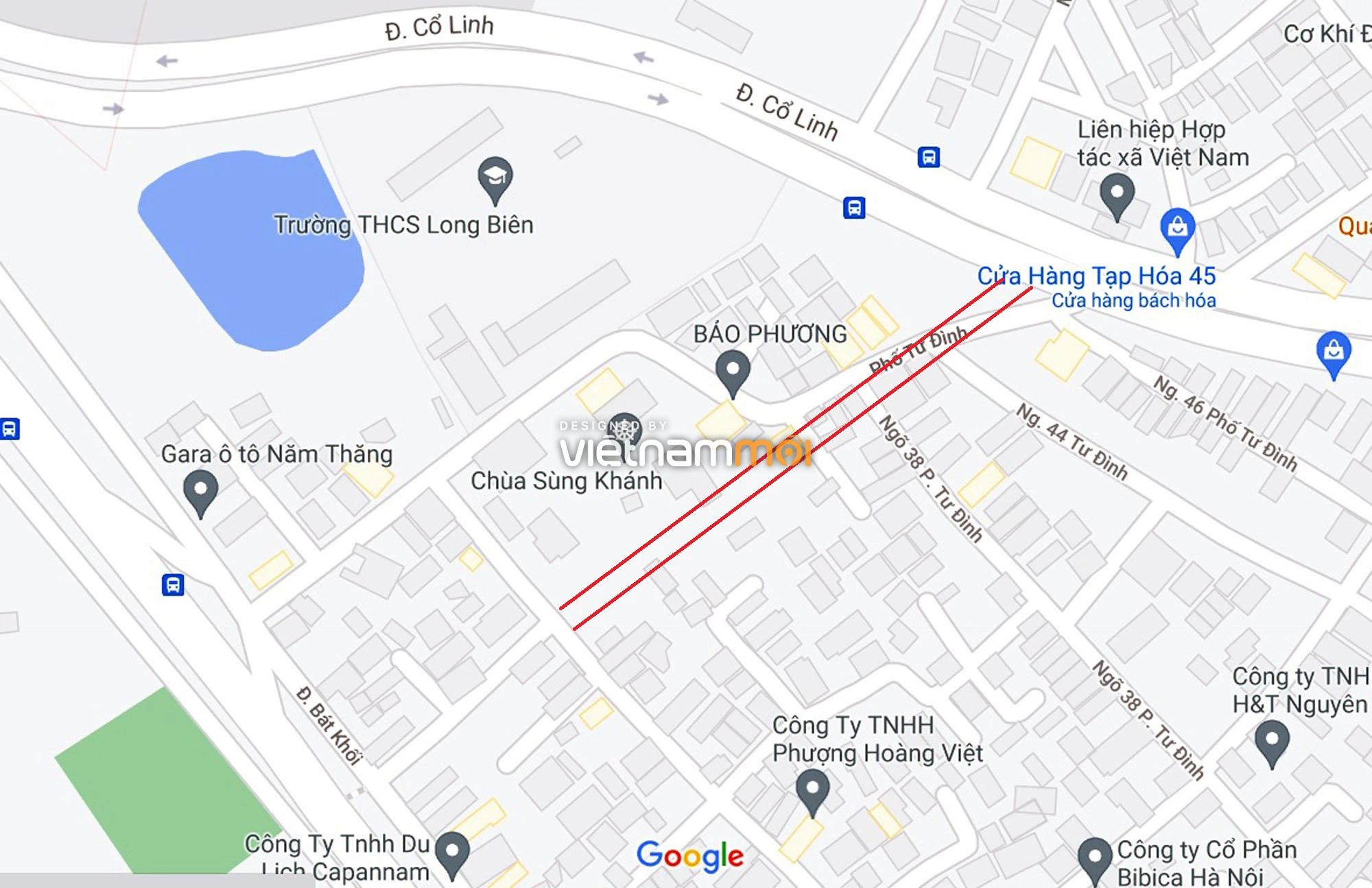 Đường sẽ mở theo quy hoạch ở phường Long Biên, Long Biên, Hà Nội (phần 3) - Ảnh 1.