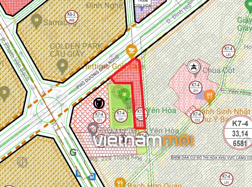 Những khu đất dính quy hoạch ở phường Yên Hòa, Cầu Giấy, Hà Nội (phần 2) - Ảnh 2. Những khu đất dính quy hoạch ở phường Yên Hòa, Cầu Giấy, Hà Nội (phần 2) - Ảnh 2.