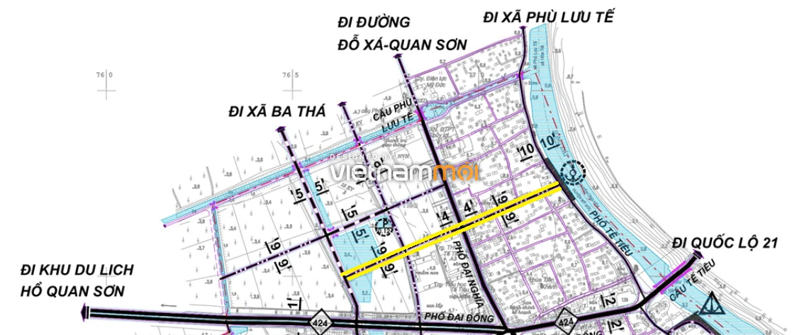 Đường sẽ mở ở thị trấn Đại Nghĩa, Mỹ Đức, Hà Nội - Ảnh 1.