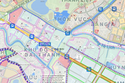 Bản đồ quy hoạch sử dụng đất xã Thanh Liệt, Thanh Trì, Hà Nội