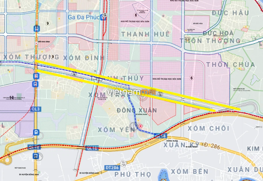 Đường sẽ mở ở xã Đông Xuân, Sóc Sơn, Hà Nội - Ảnh 1.