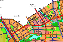 Bản đồ quy hoạch giao thông xã Lại Yên, Hoài Đức, Hà Nội thời kỳ 2021 - 2030