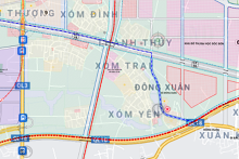 Bản đồ quy hoạch giao thông xã Đông Xuân, Sóc Sơn, Hà Nội