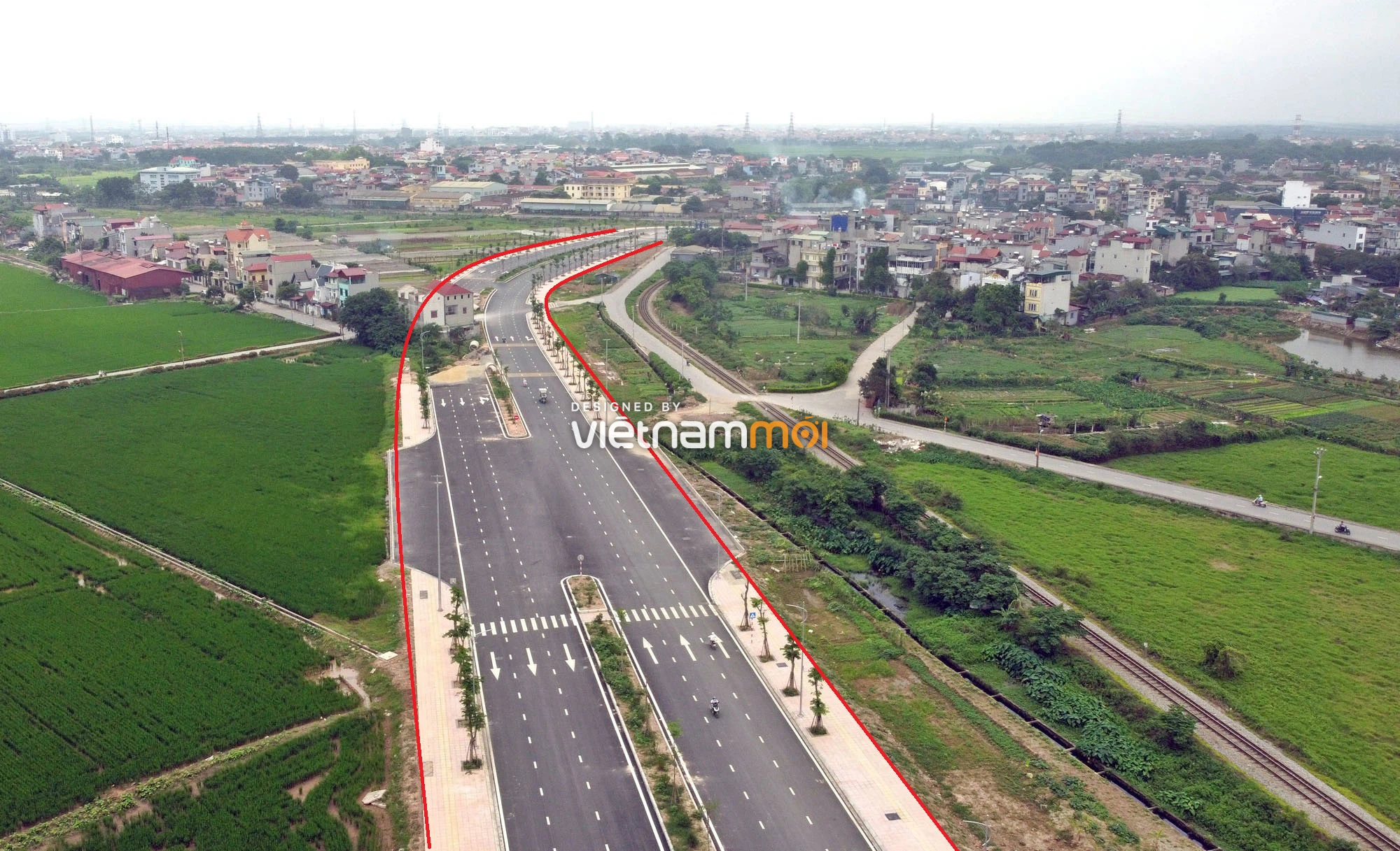 Toàn cảnh tuyến đường 40 m qua xã Yên Viên, Yên Thường đang mở theo quy hoạch ở Hà Nội - Ảnh 7.