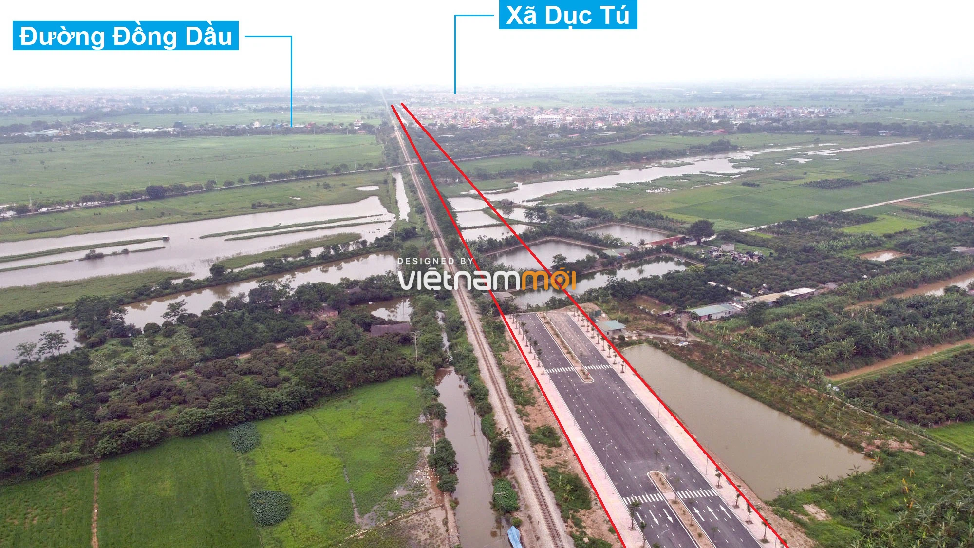Toàn cảnh tuyến đường 40 m qua xã Yên Viên, Yên Thường đang mở theo quy hoạch ở Hà Nội - Ảnh 12.