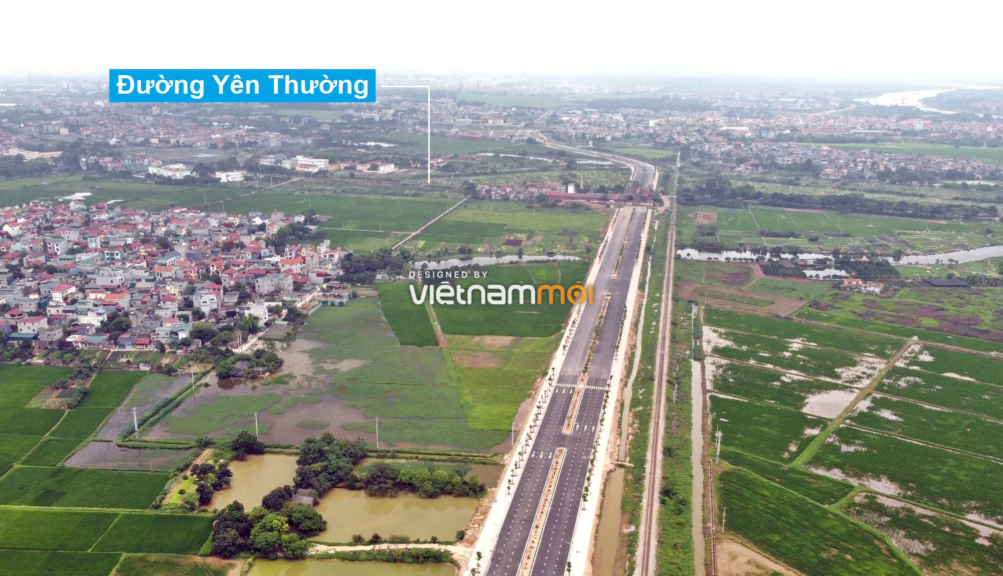 Toàn cảnh tuyến đường 40 m qua xã Yên Viên, Yên Thường đang mở theo quy hoạch ở Hà Nội - Ảnh 16.