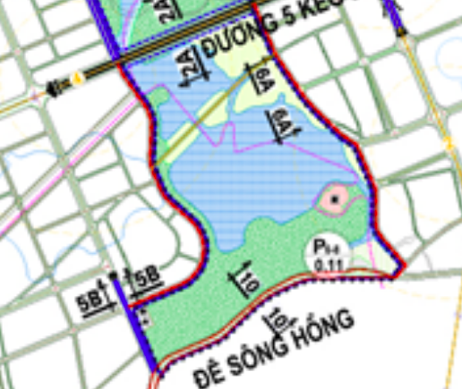 Bản đồ quy hoạch giao thông xã Hải Bối, Đông Anh, Hà Nội - Ảnh 1.