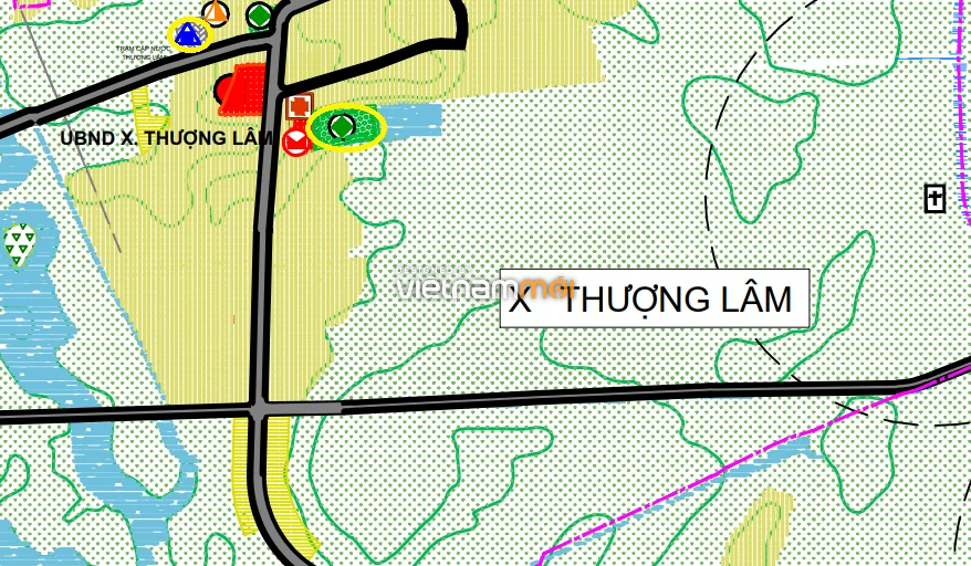 Đất dính quy hoạch ở xã Thượng Lâm, Mỹ Đức, Hà Nội - Ảnh 1.