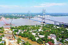 Tiền Giang khẩn trương giải phóng mặt bằng đường dẫn cầu Mỹ Thuận 2