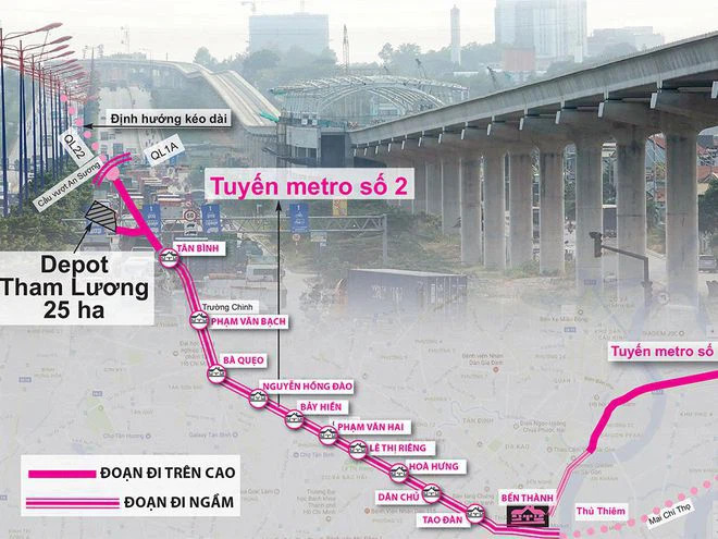 Tuyến metro Bến Thành - Tham Lương bàn giao xong gần 80% mặt bằng - Ảnh 1.