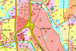 Bản đồ quy hoạch sử dụng đất xã Đại Xuyên, Phú Xuyên, Hà Nội