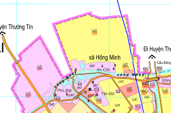 Bản đồ quy hoạch sử dụng đất xã Hồng Minh, Phú Xuyên, Hà Nội