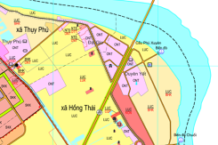 Bản đồ quy hoạch sử dụng đất xã Hồng Thái, Phú Xuyên, Hà Nội