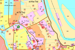 Bản đồ quy hoạch giao thông xã Khai Thái, Phú Xuyên, Hà Nội