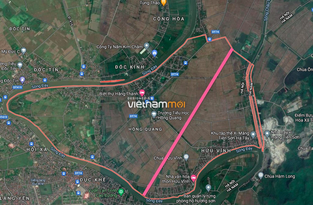 Đường sẽ mở ở xã Hồng Quang, Ứng Hoà, Hà Nội - Ảnh 2.