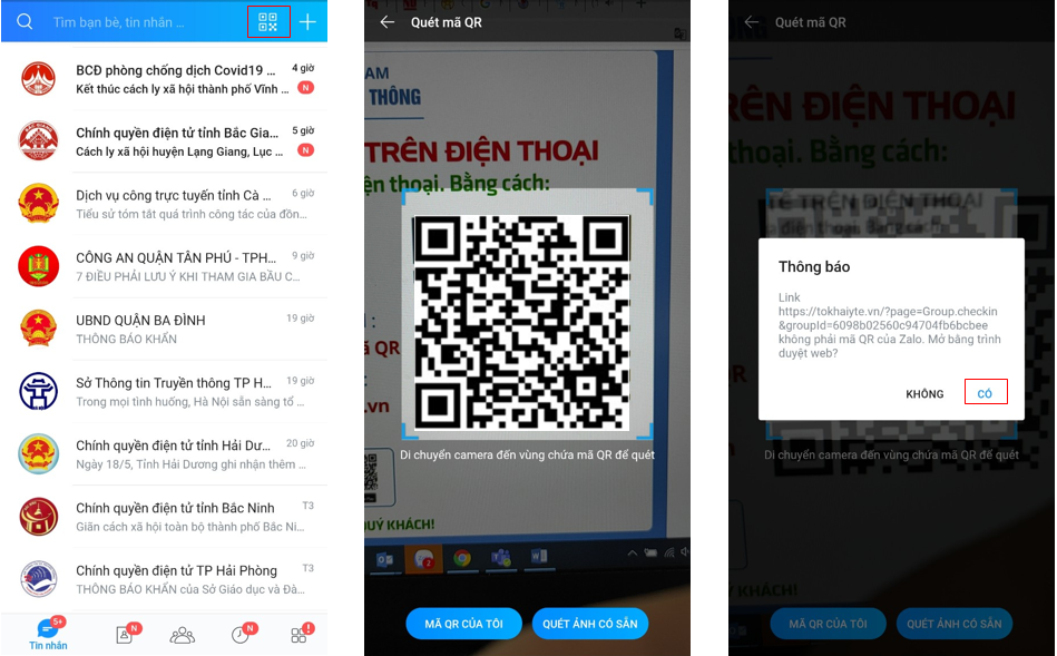 Nhiều thuận tiện khi dùng QR để lưu trữ thông tin tờ khai y tế - Ảnh 1. Nhiều thuận tiện khi dùng QR để lưu trữ thông tin tờ khai y tế - Ảnh 1.