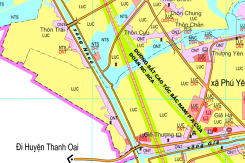 Bản đồ quy hoạch sử dụng đất xã Phú Yên, Phú Xuyên, Hà Nội