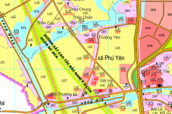 Bản đồ quy hoạch giao thông xã Phú Yên, Phú Xuyên, Hà Nội