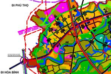 Bản đồ quy hoạch giao thông thị trấn Xuân Mai, Chương Mỹ, Hà Nội