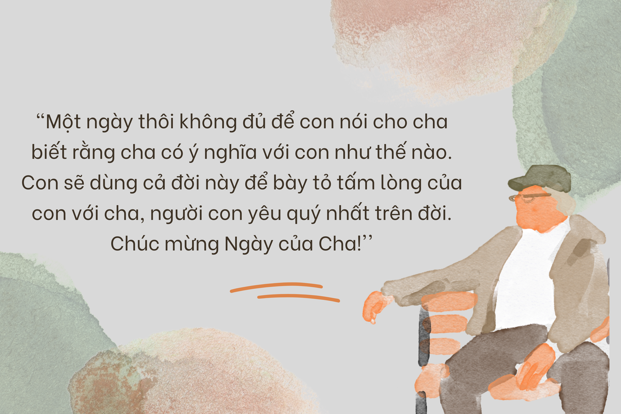 Gợi ý 20 status chúc mừng Ngày của Cha đầy ý nghĩa - Ảnh 2.